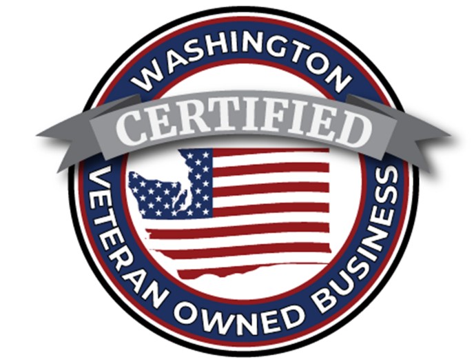 Washington Certified Veteran Owned Business badge